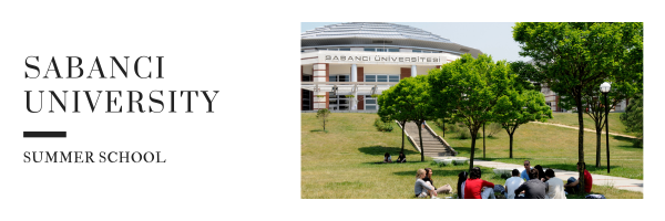sabanci summer school banner