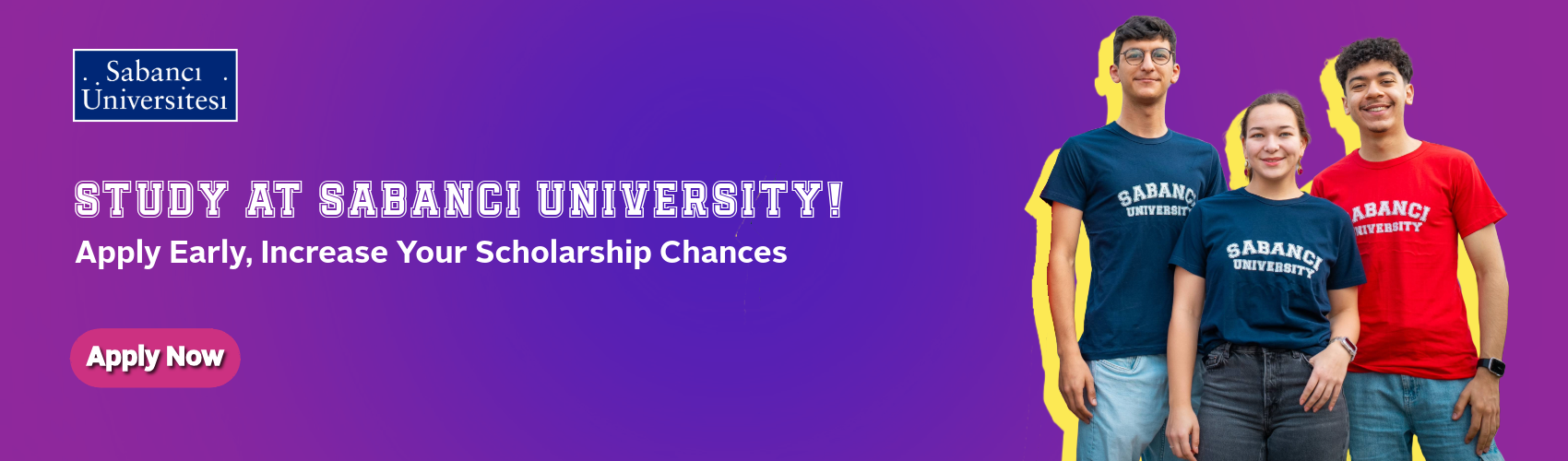 Study in Turkey with scholarship admission sabanci university fully funded